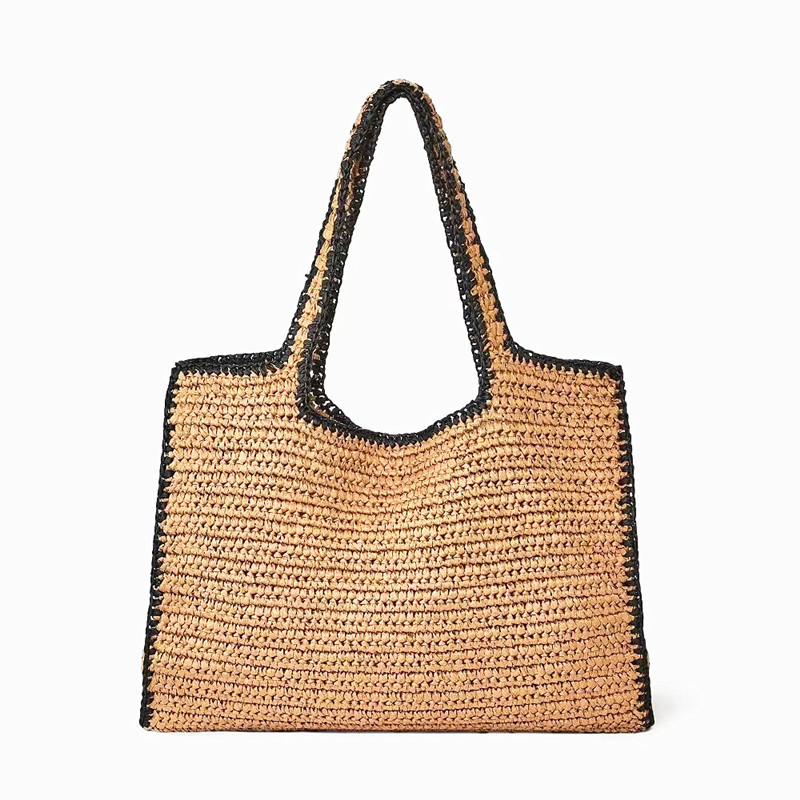 Crochet Bag Raffia - Bolsos de mano tejidos de paja