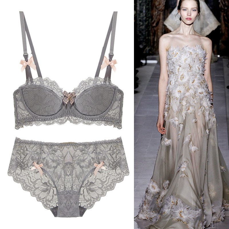 Bralette Triangle Set - Bralette francés Pure Desire, busto pequeño,