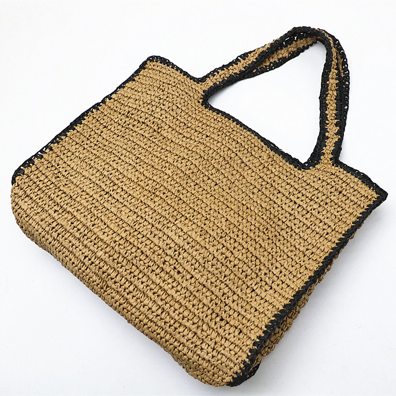 Bolsos de mano tejidos de paja - Crochet Bag Raffia reseña y precio