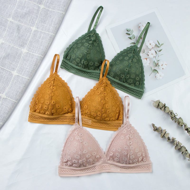 Sujetador de encaje Floral Sex - Bralette Triangle Set reseña y precio