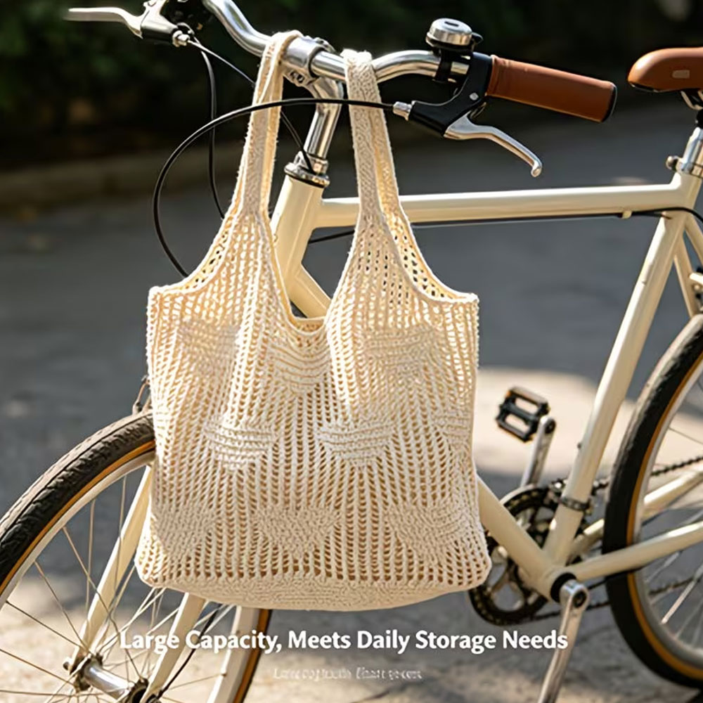 Bolso de Mano de Paja Tejido a - Tote Bag Beach reseña y precio
