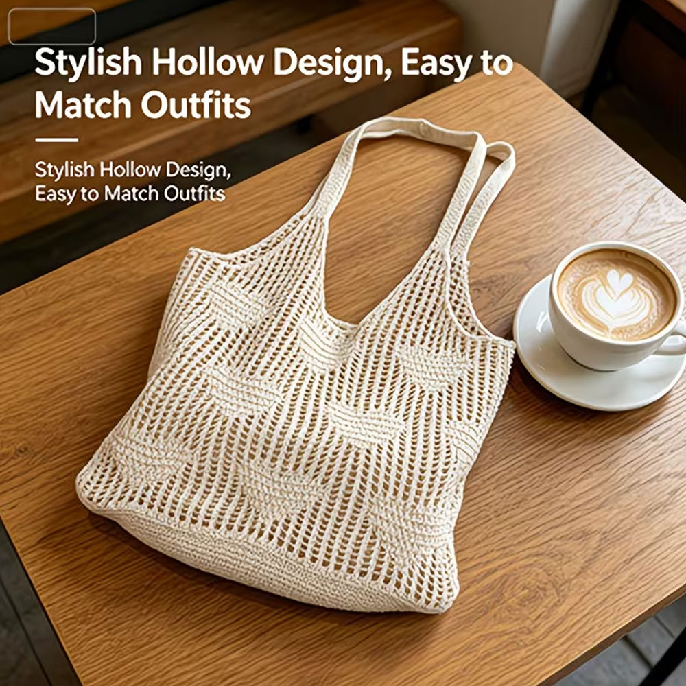Bolso de Mano de Paja Tejido a - Tote Bag Beach reseña y precio